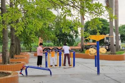 蘆苞鎮村前空地變身多功能休閑小公園，推動村民健康生活與技術轉讓融合發展